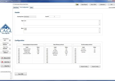 test R&D calorimetri