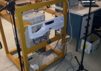 test R&D analisi dinamica lavatrici